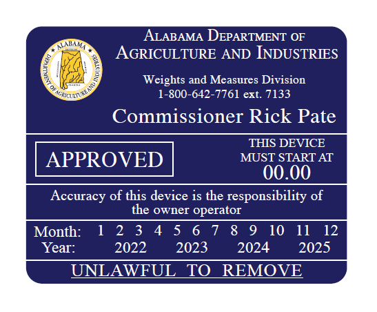 Weights and Measures – Alabama Agriculture & Industries